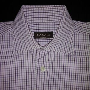 Canali Mens Dress Shirt